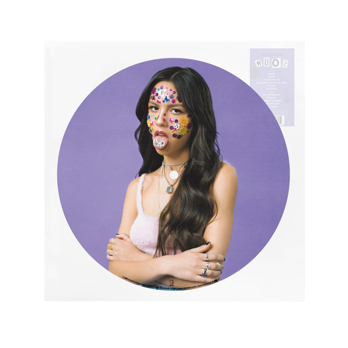 2 years of SOUR picture disc Back