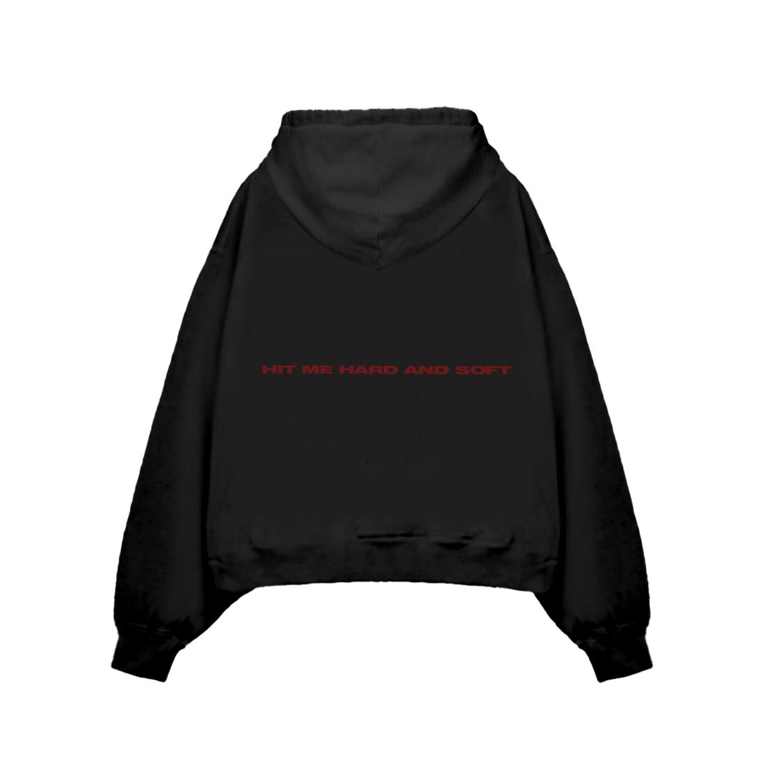 Billie Eilish HIT ME HARD AND SOFT Black Cover Pullover Hoodie Interscope Records
