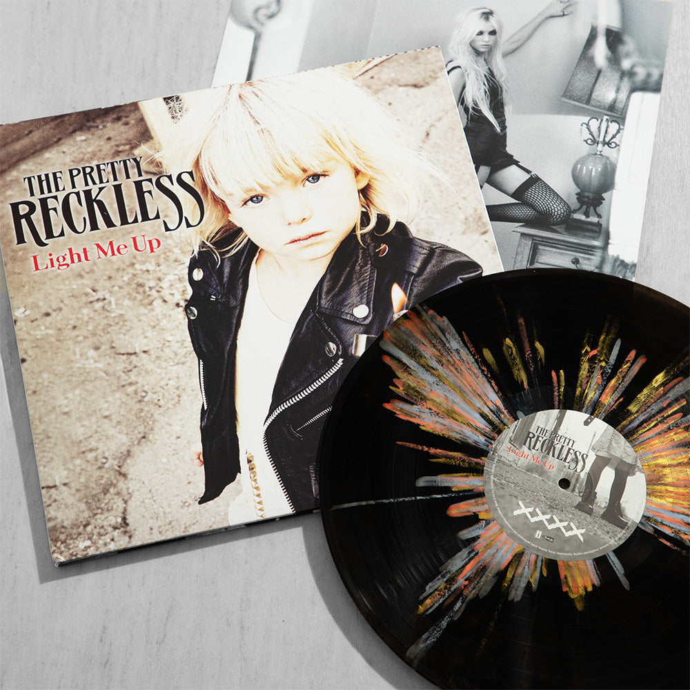 Light Me Up Black Marble With Splatter Vinyl