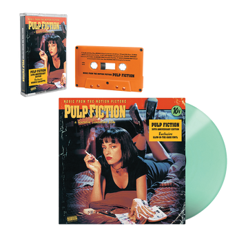 Pulp Fiction (Music From The Motion Picture) - 30th Anniversary Glow-In-The-Dark Vinyl + Cassette Bundle