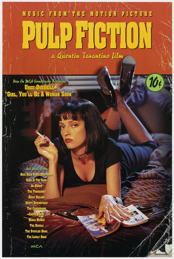 Pulp Fiction Soundtrack Vintage Poster