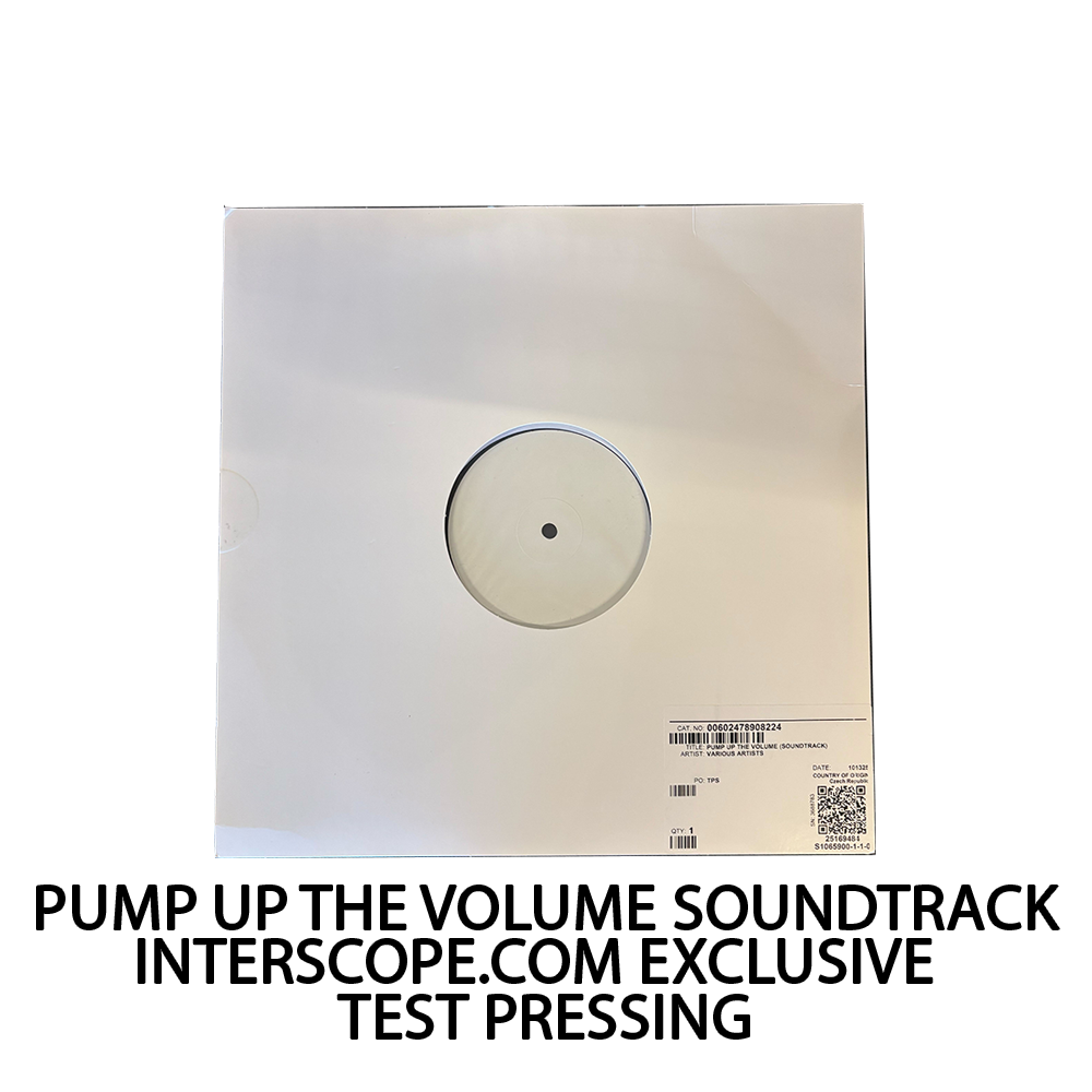 Pump Up The Volume Soundtrack Test Pressing