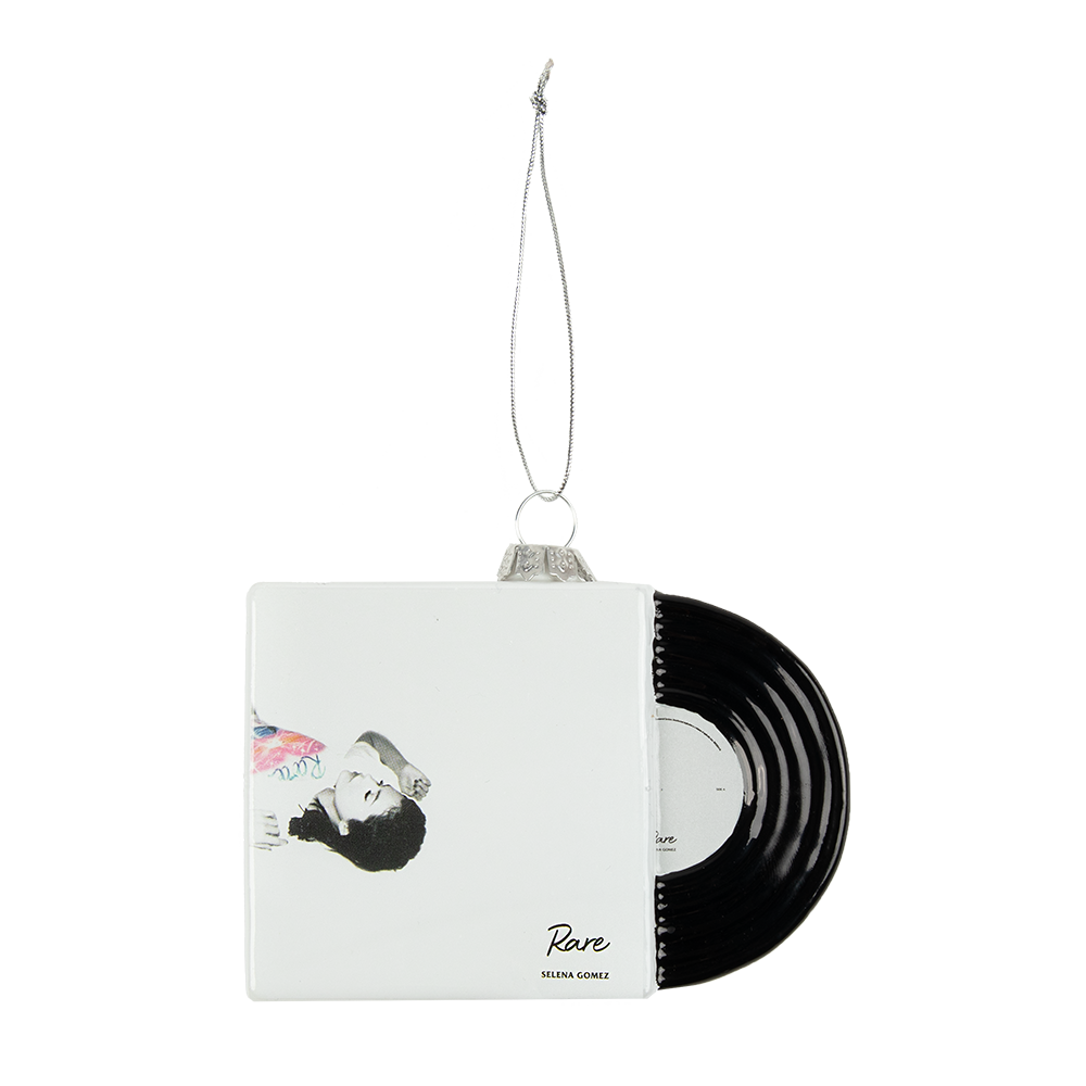 Rare Vinyl - Glass Holiday Ornament