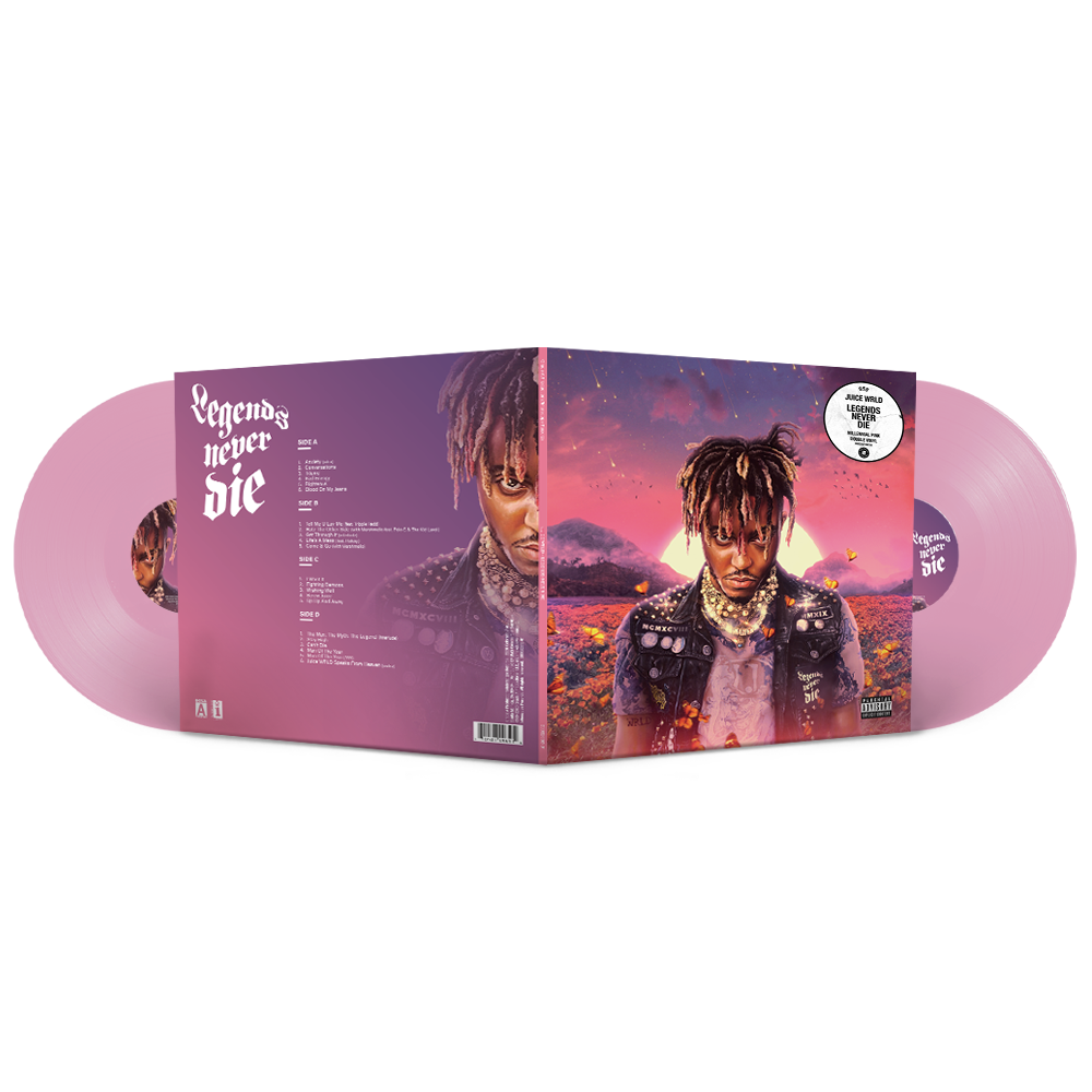 Legends Never Die (5 Year Anniversary Edition) Pink Vinyl Back Gatefold