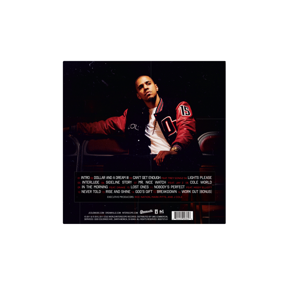 Cole World: The Sideline Story (Standard Black Vinyl) Back