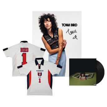 American Hero Vinyl + Soccer Jersey + Signed Poster