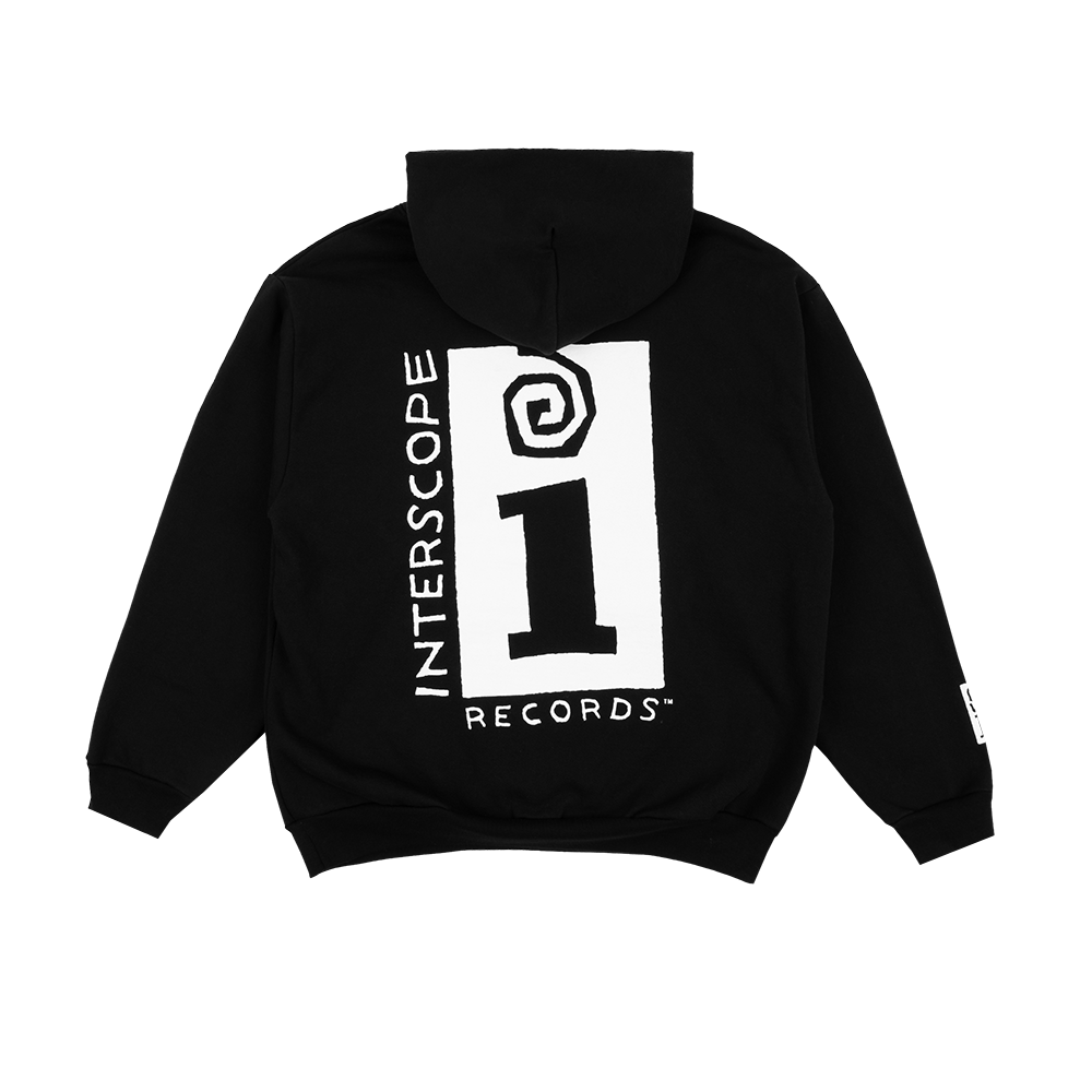 Interscope Logo Hoodie - Black Back