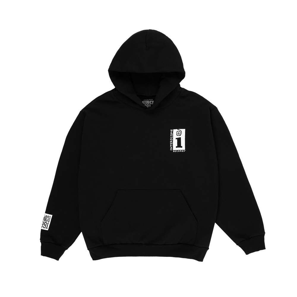 Interscope Logo Hoodie - Black