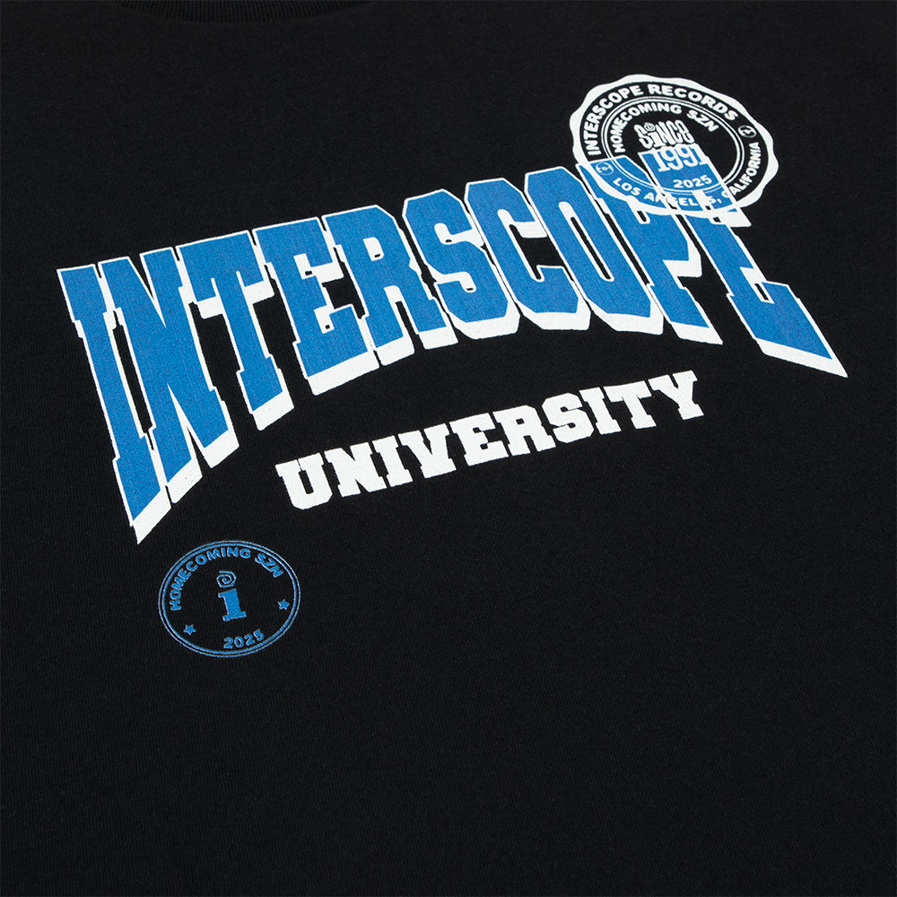 Interscope Blue University T-shirt