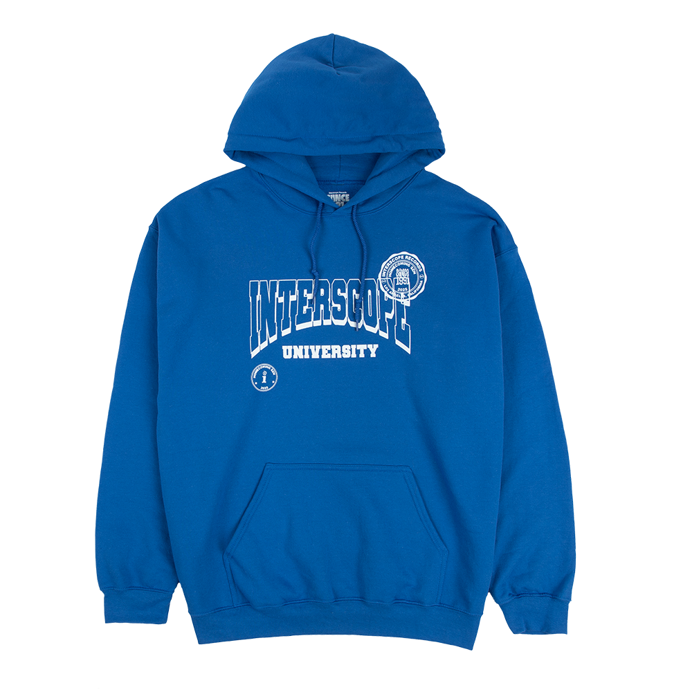 Interscope Blue University Hoodie