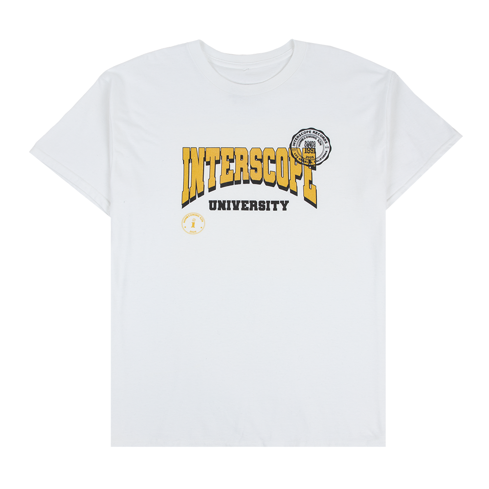 Interscope Yellow University T-shirt