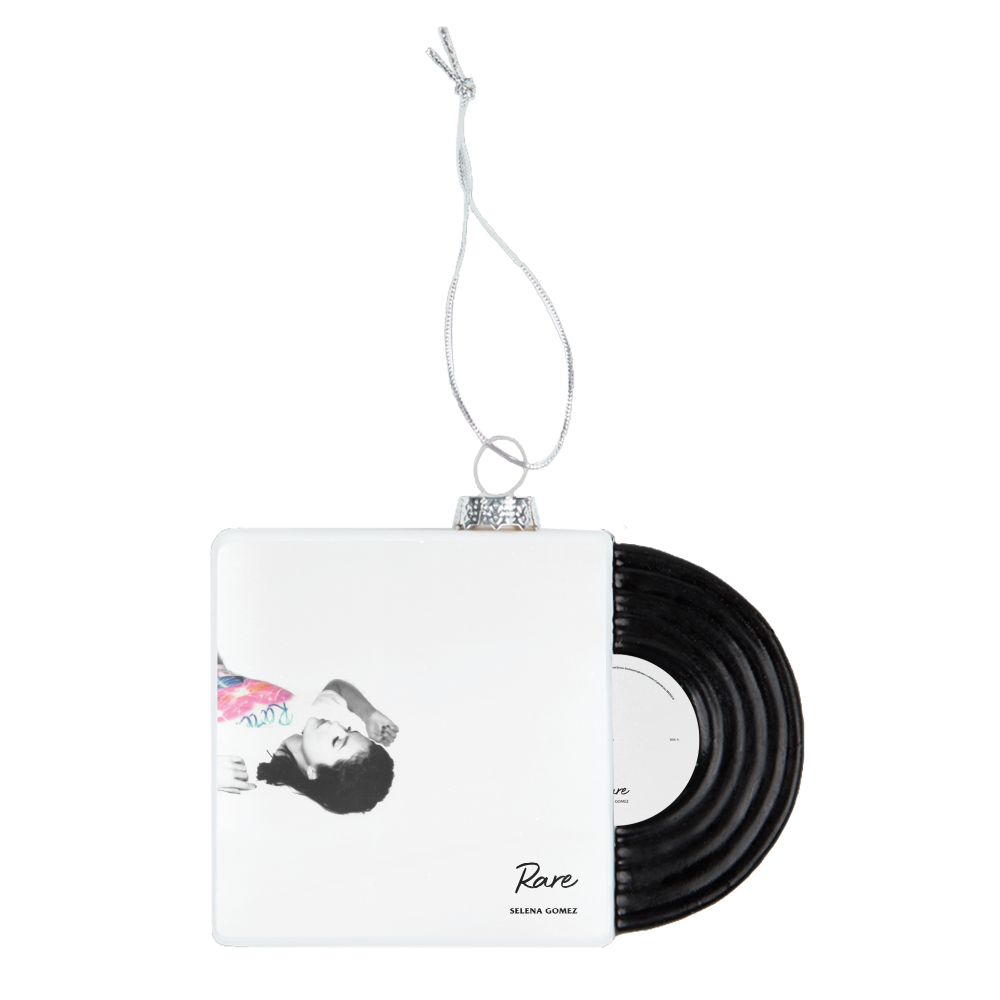 Rare Vinyl - Glass Holiday Ornament