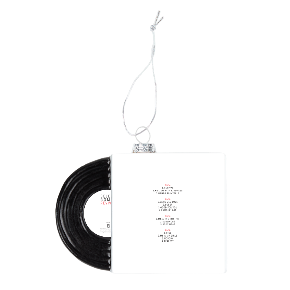 Revival Vinyl - Glass Holiday Ornament back