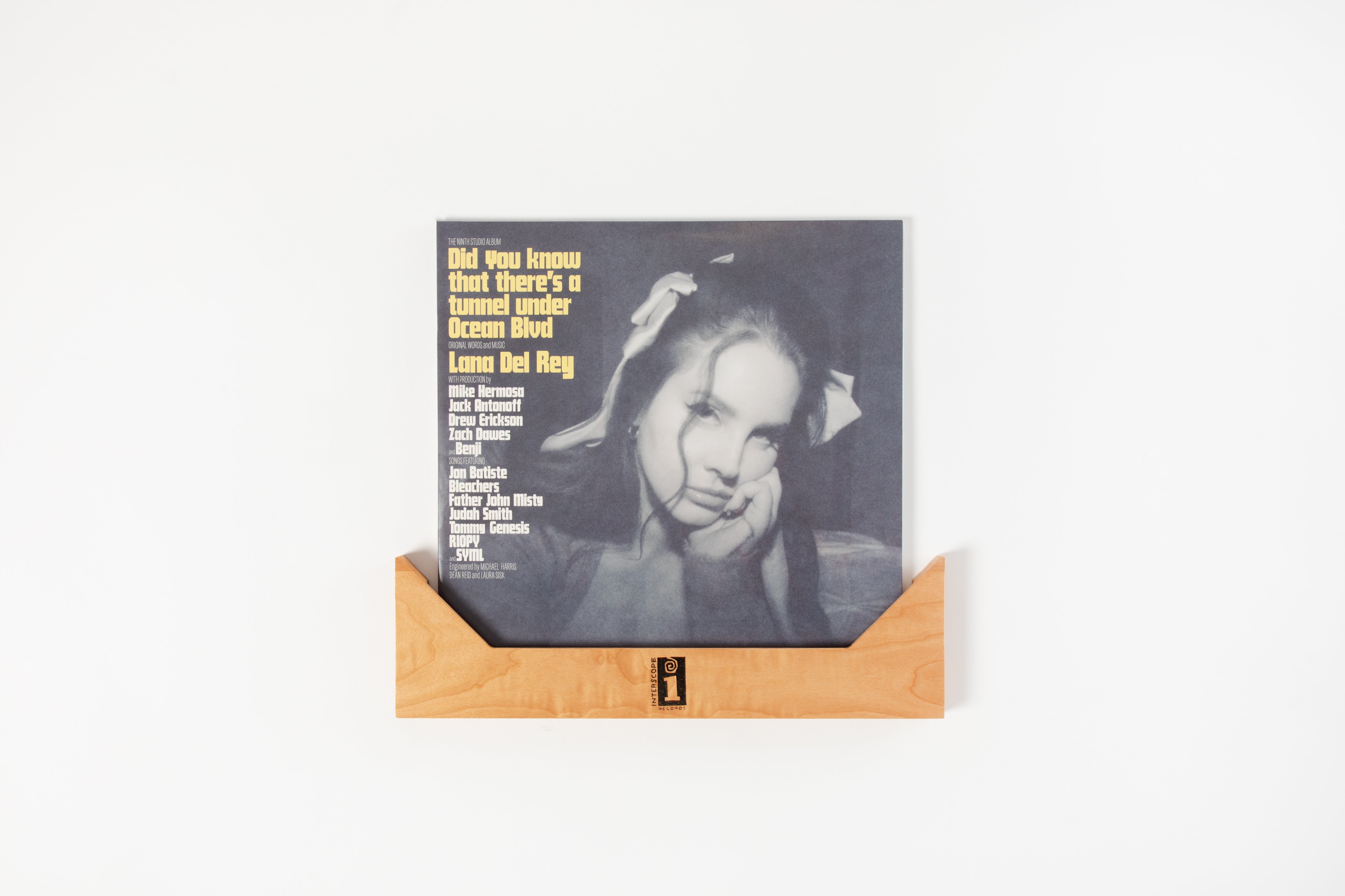 Interscope Vinyl Record Display Wall Hanger - Interscope Records