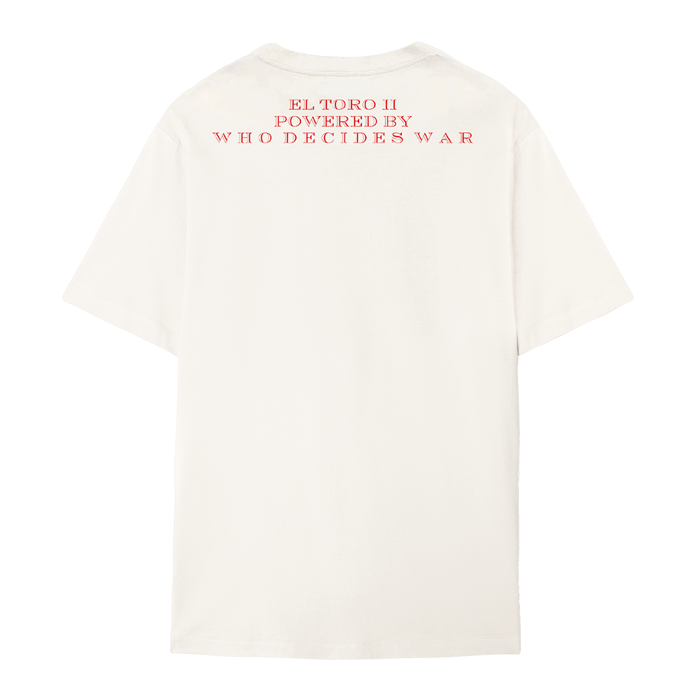 Who Decides War x EST Gee El Toro Sketch Tee back