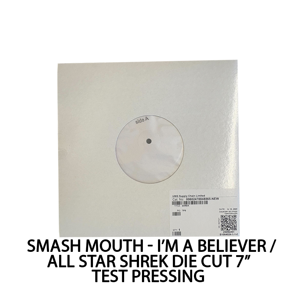 I'm A Believer / All Star Shrek Die Cut 7in Test Pressing
