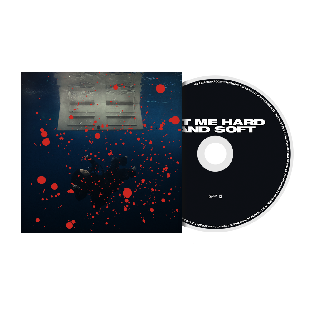 HIT ME HARD AND SOFT Splatter Paint CD