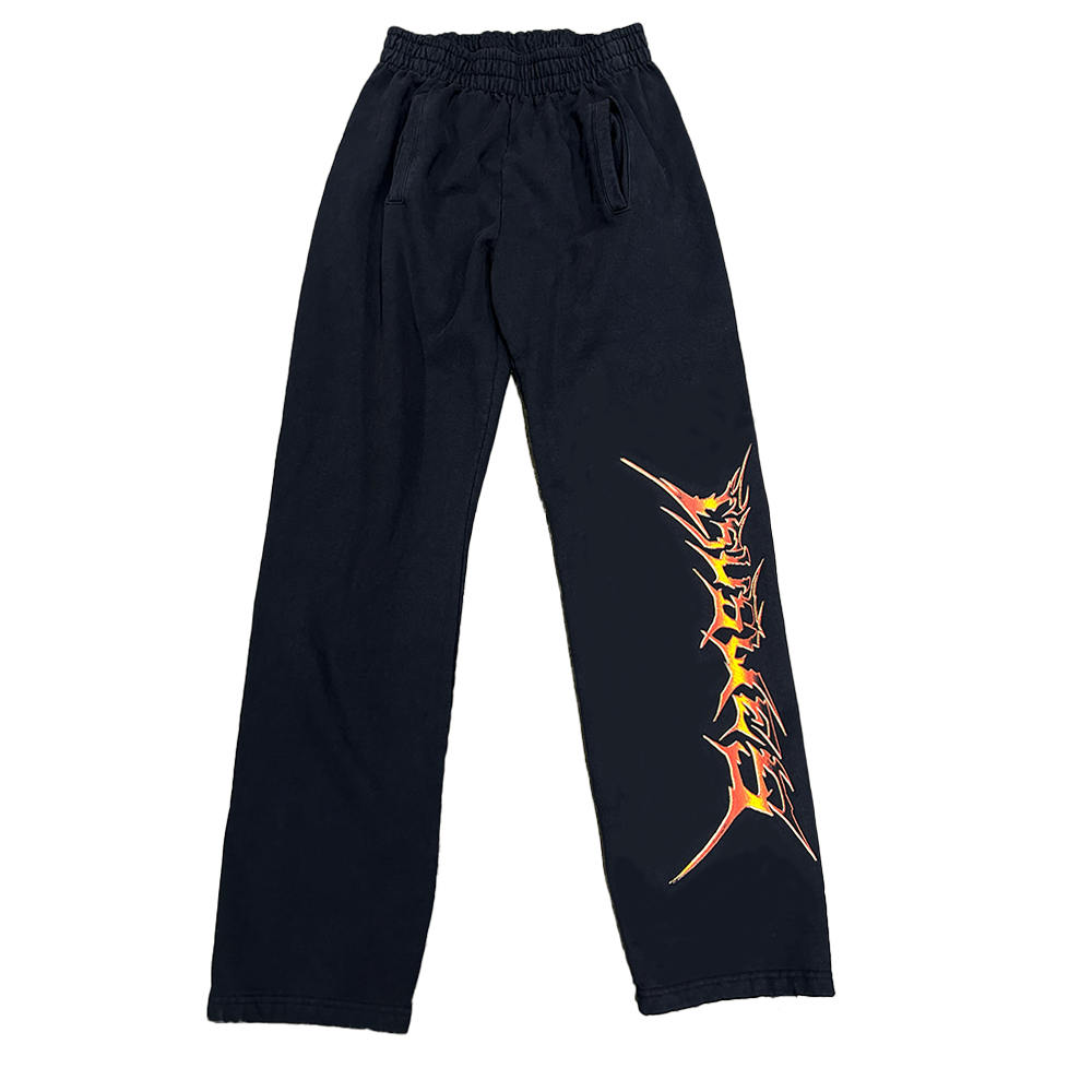 HXG i5u5we5 OPEN HEM SWEATPANTS