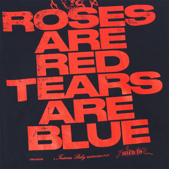 Roses Are Red Tee detail