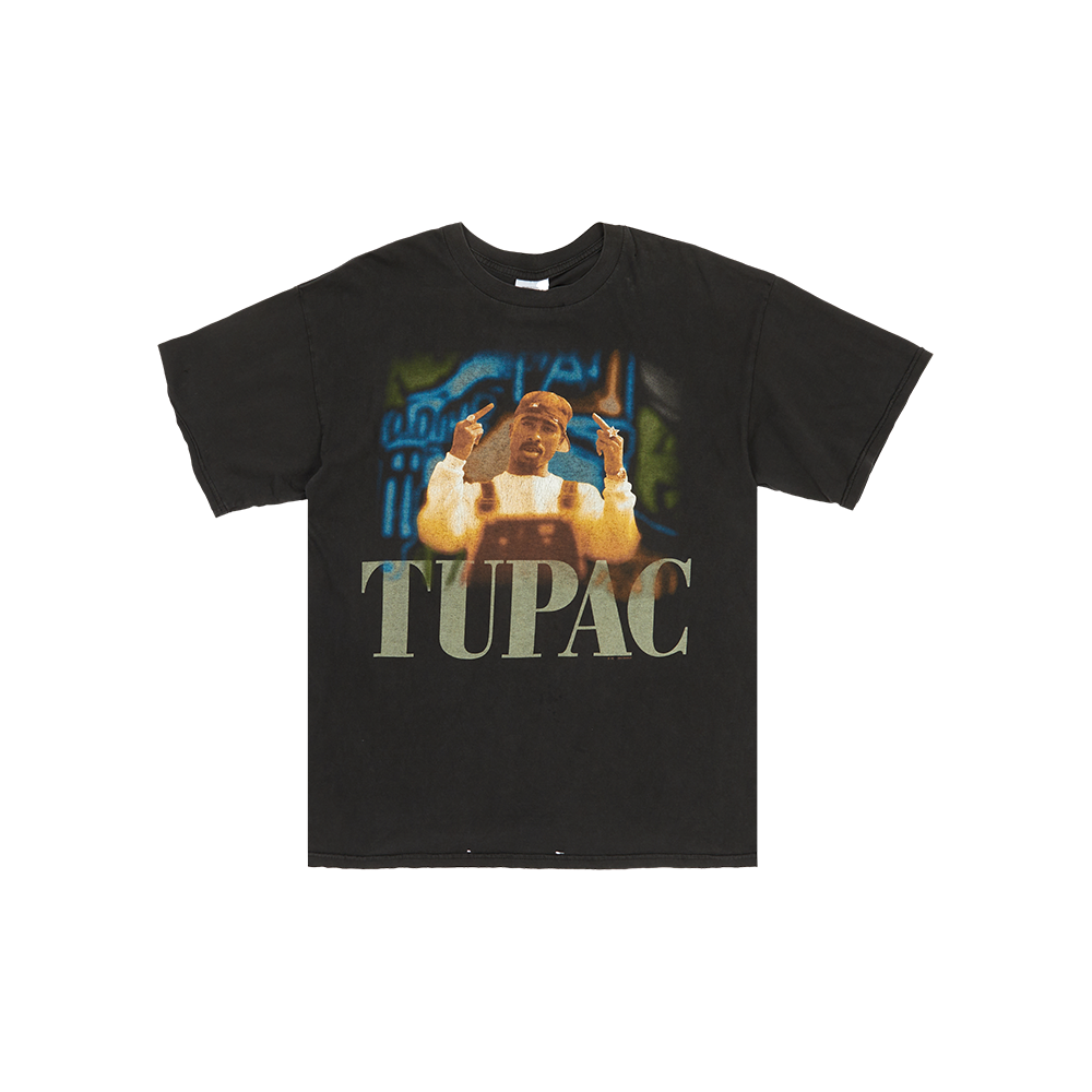 Tupac Middle Finger Tee - XL