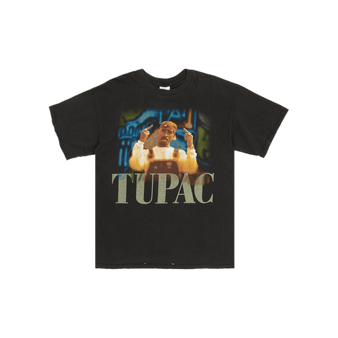 Tupac Middle Finger Tee - XL