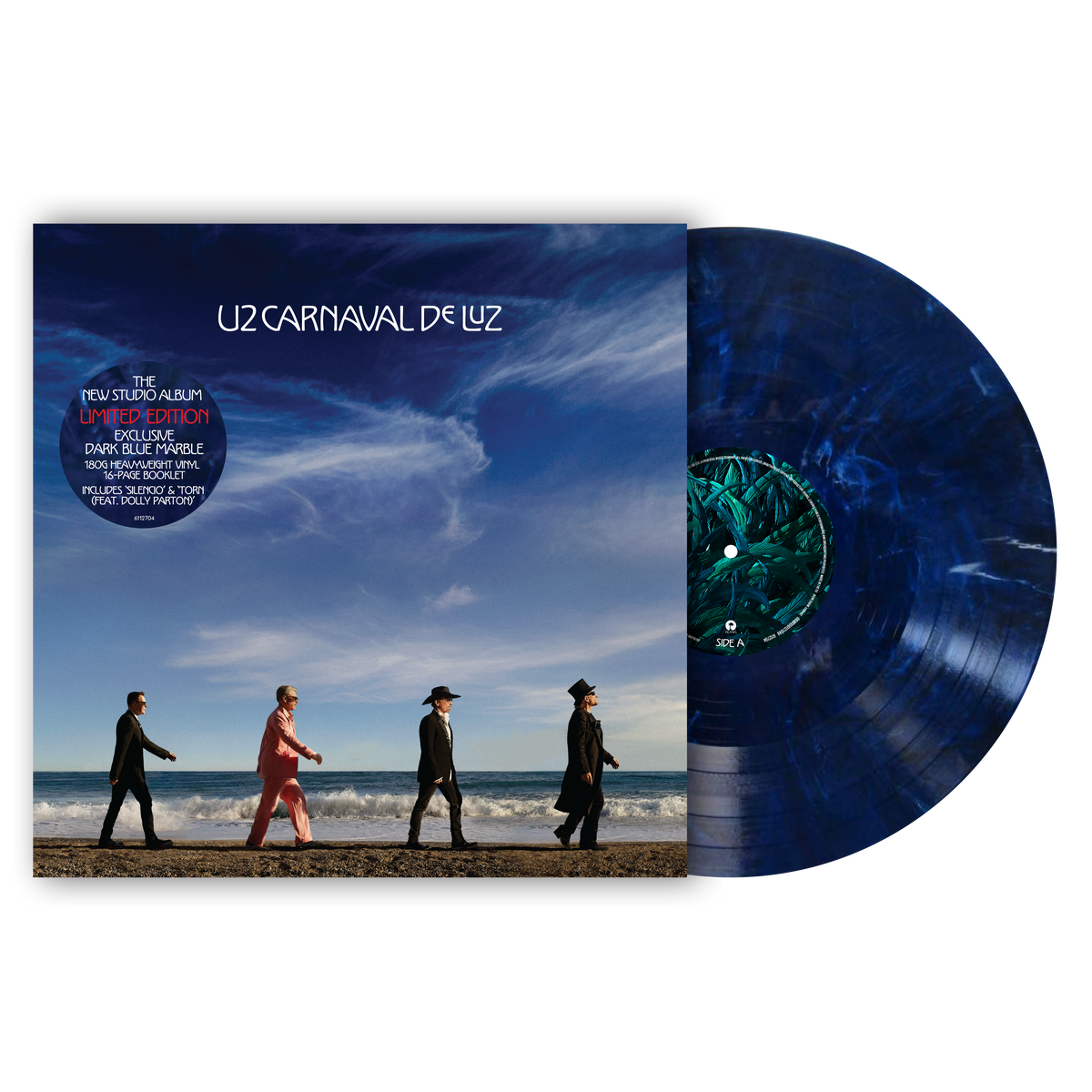 Carnaval De Luz Dark Blue Marble Vinyl Front 