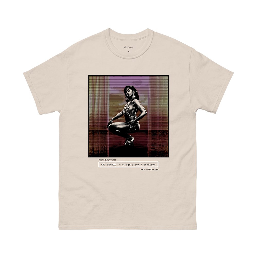 A/S/L Cream Tour T-Shirt Front