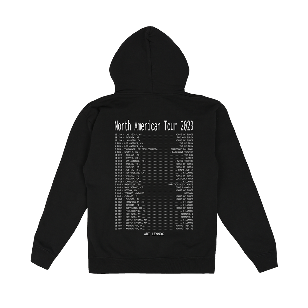 A/S/L Album Cover Tour Hoodie Back