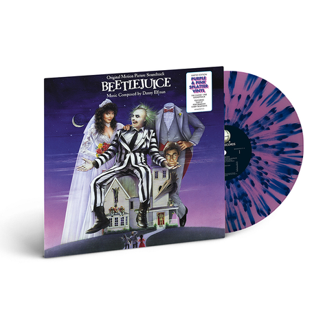 Beetlejuice Limited Edition Purple & Pink Splatter Vinyl