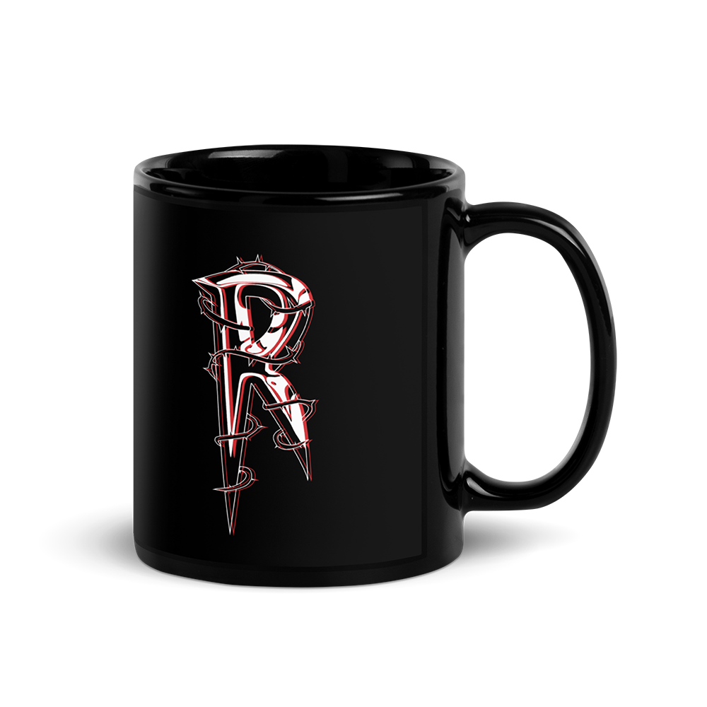 ROCK PAPER SCISSORS Logo Mug Side