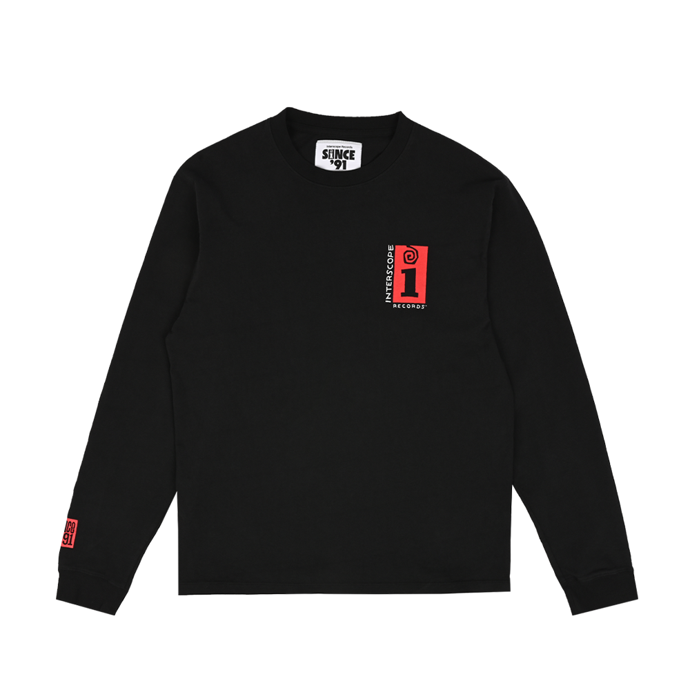 Interscope Logo Longsleeve - Black