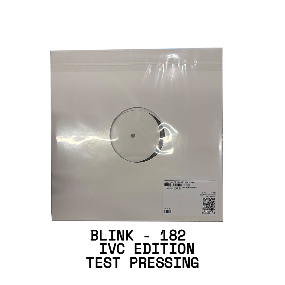 blink-182 IVC Edition Test Pressing