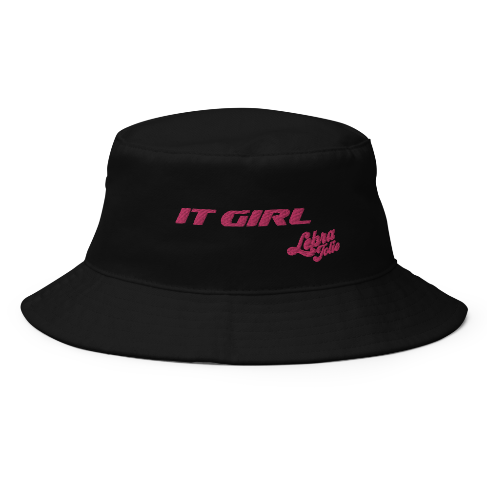 "It Girl" Black Bucket Hat