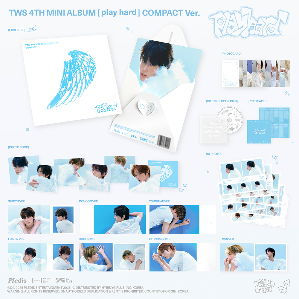TWS 4th Mini Album 'play hard' COMPACT Ver. - Interscope Records TWS 4th Mini Album 'play hard' COMPACT Ver. - Interscope Records
