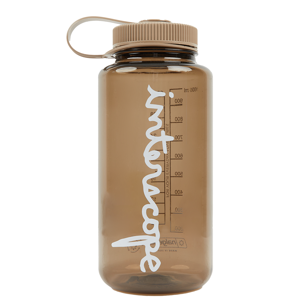 Interscope Water Bottle - Brown Front