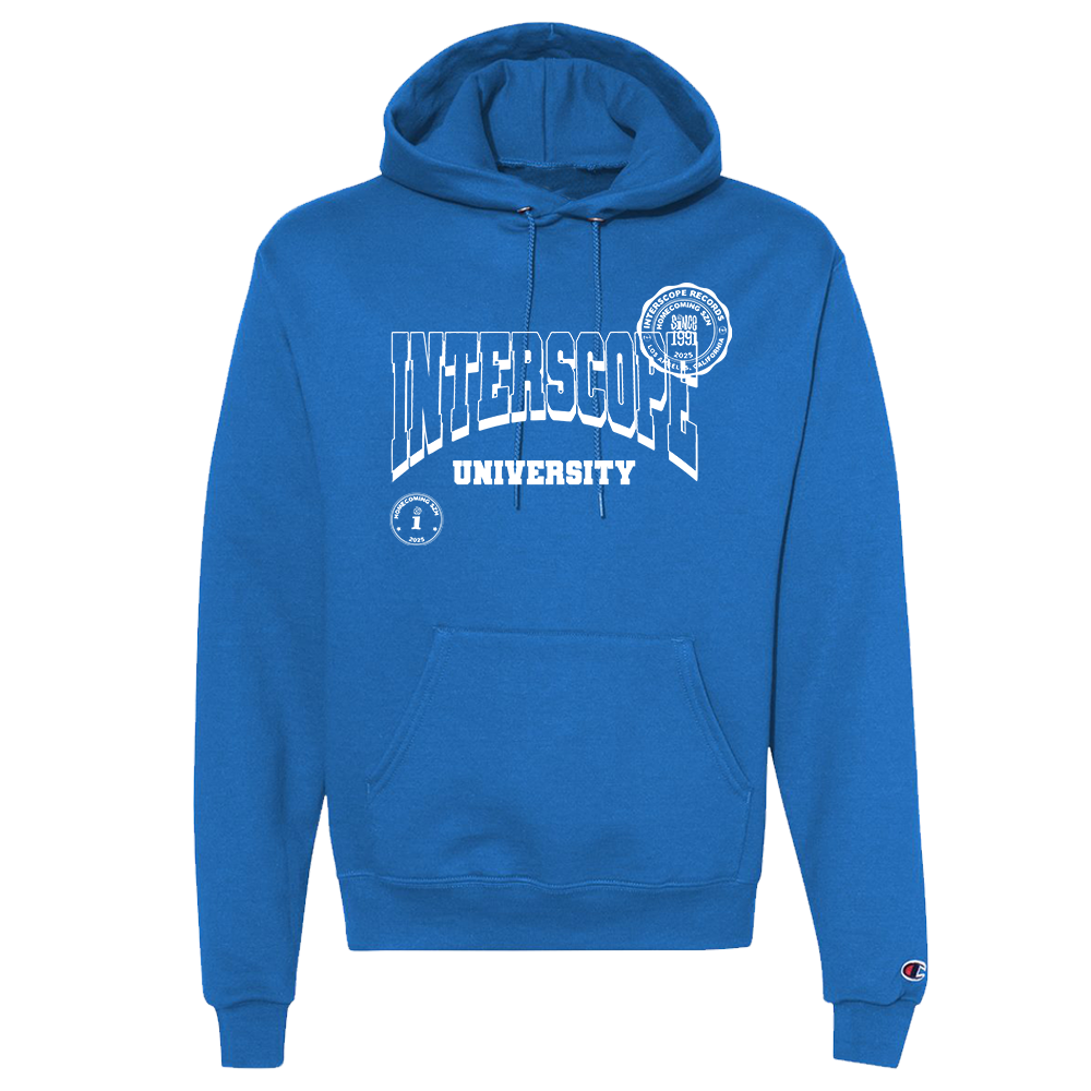 Interscope Blue University Hoodie