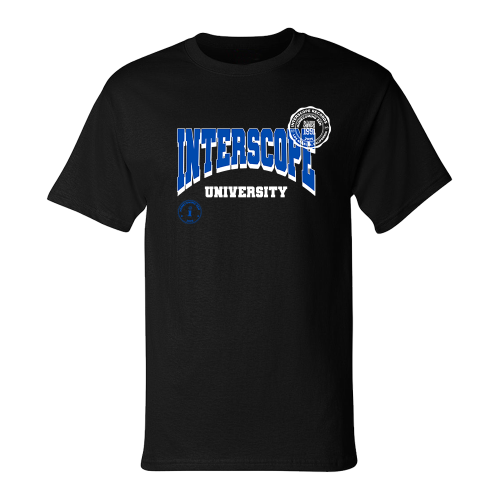 Interscope Blue University T-shirt