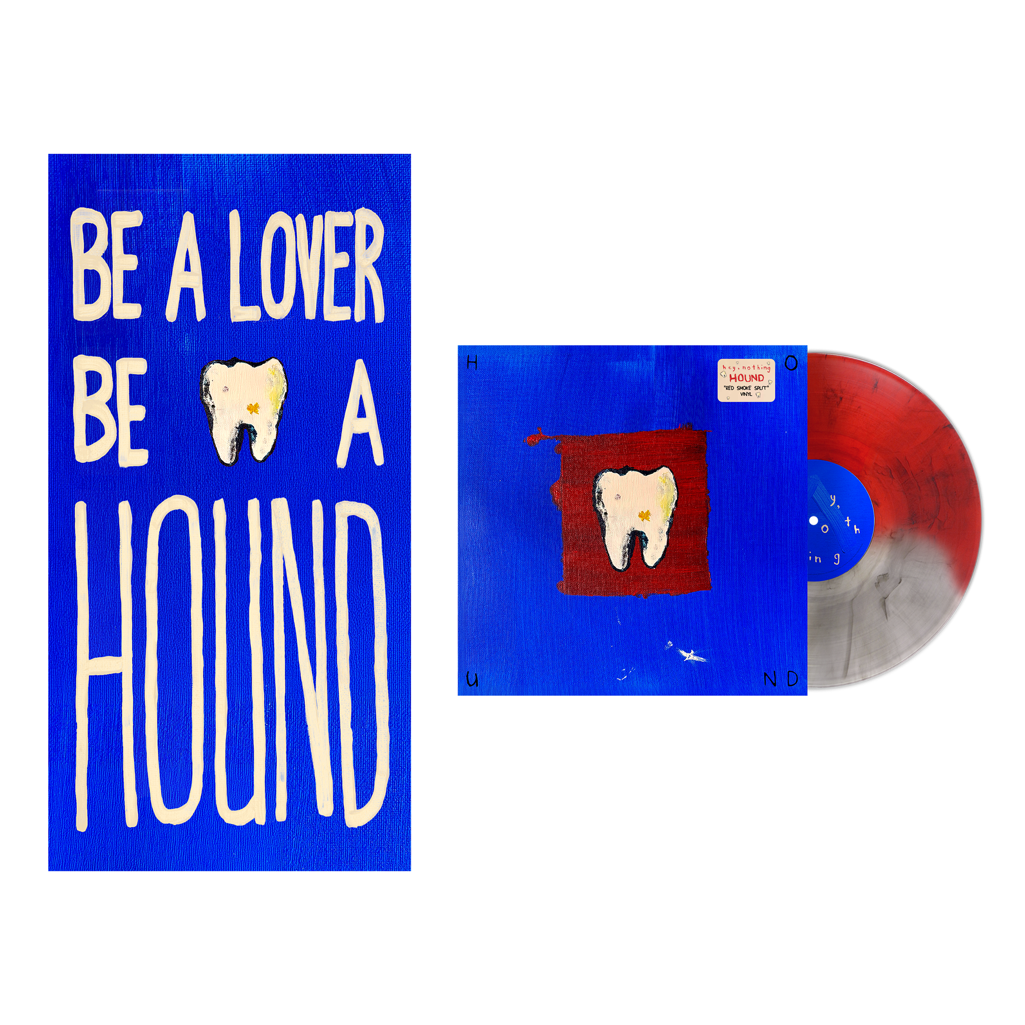 Hound - Standard Red Smoke Split Vinyl