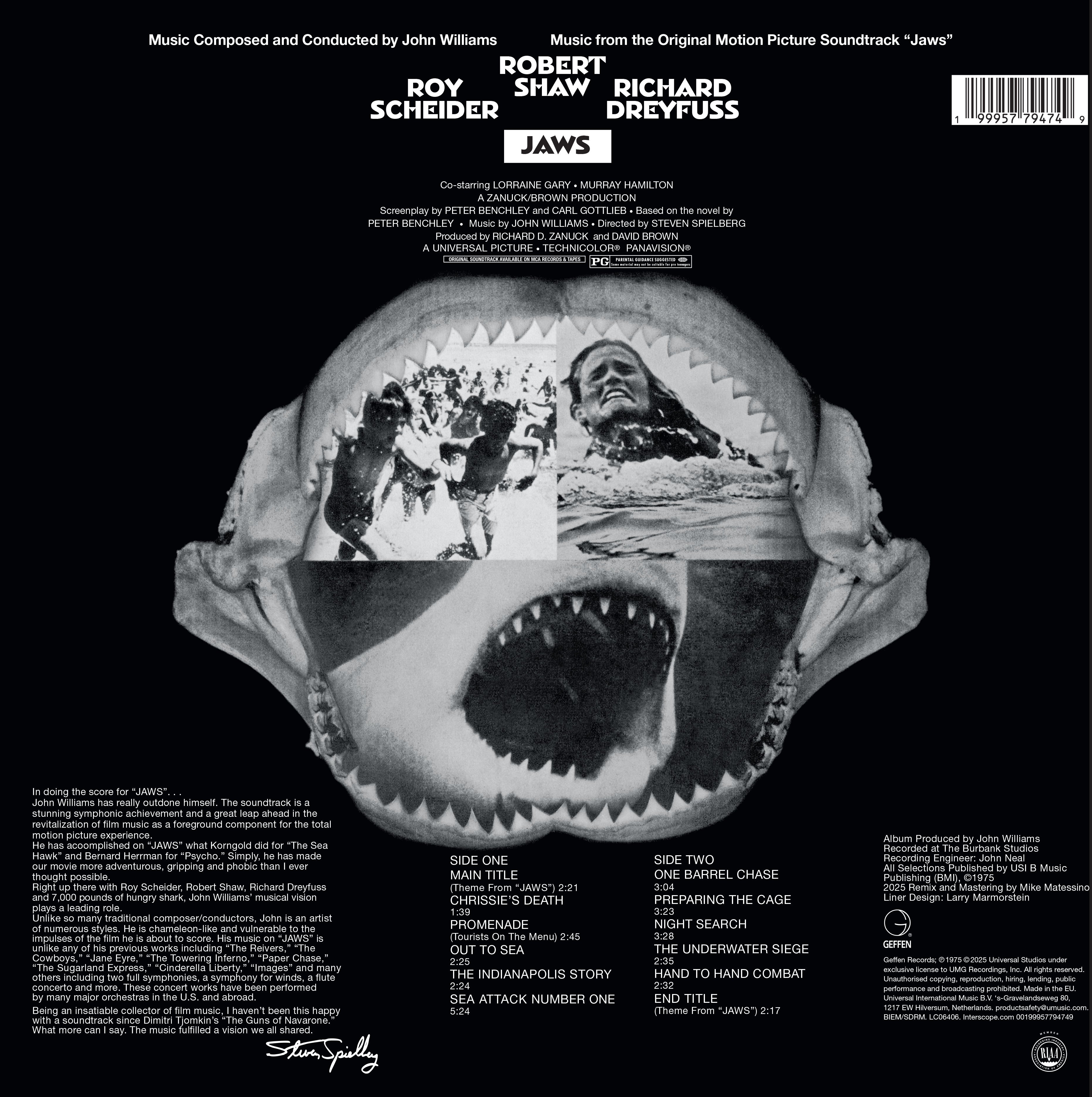 JAWS – Music from the Original Motion Picture [50th Anniversary - 2025 Mix] Human Blood Red