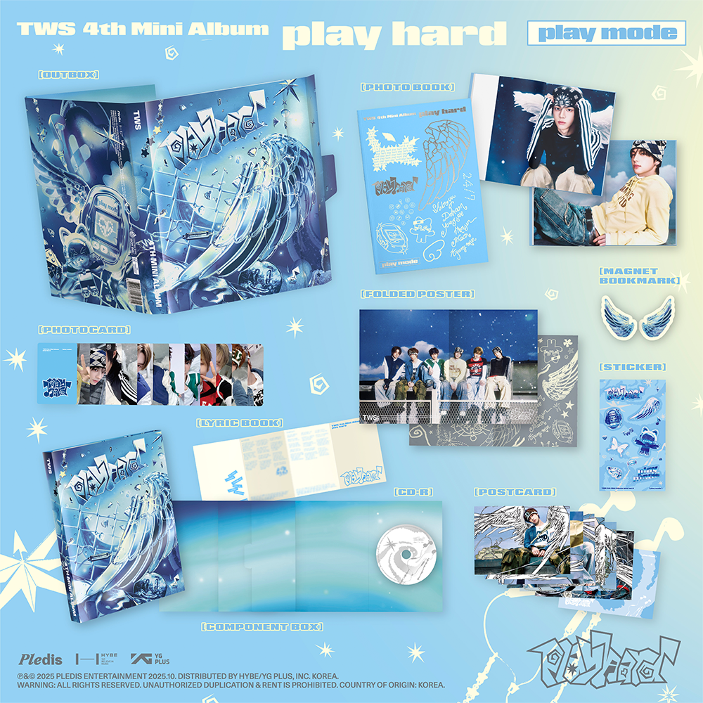 TWS 4th Mini Album 'play hard' play mode - Interscope Records TWS 4th Mini Album 'play hard' play mode - Interscope Records