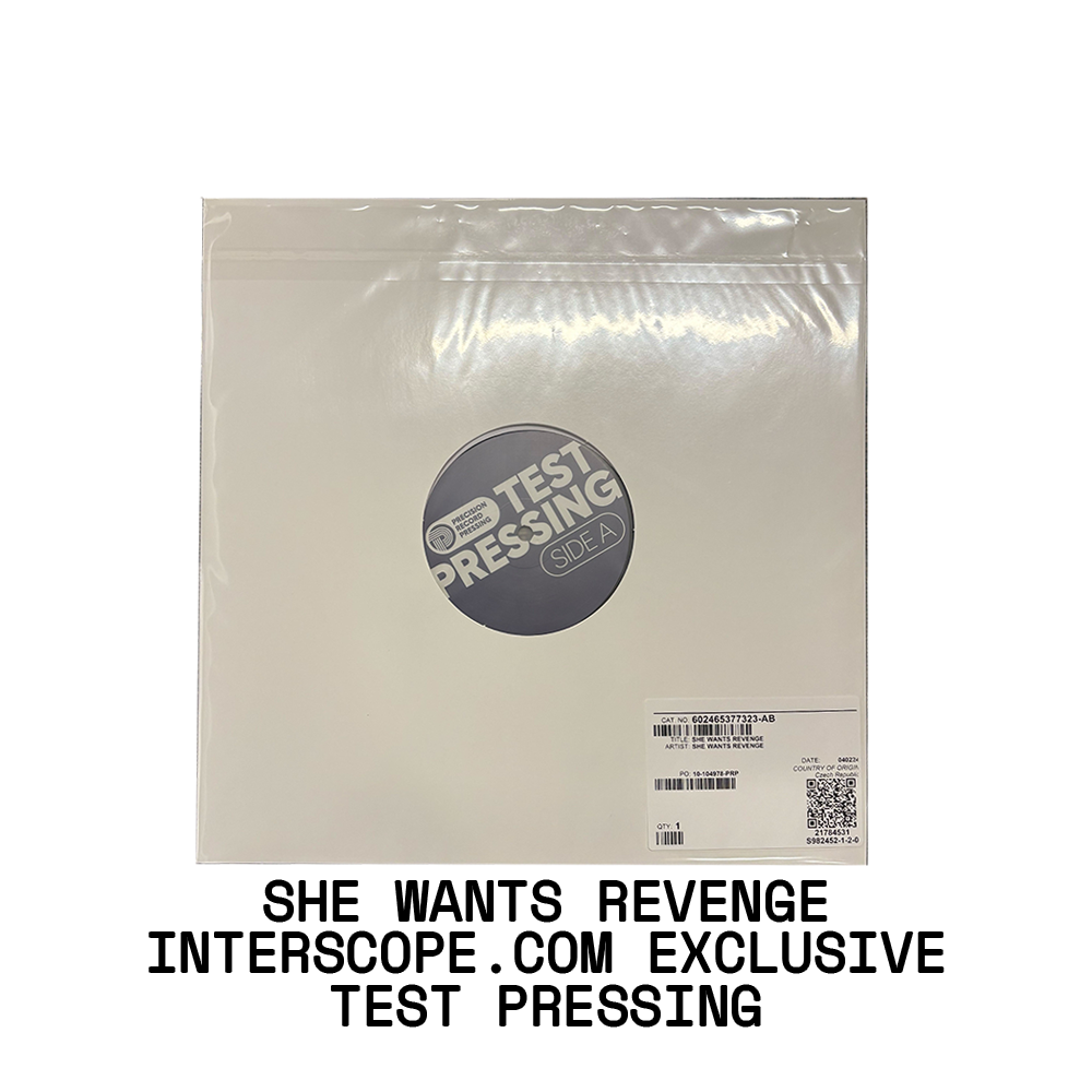 She Wants Revenge Test Pressing