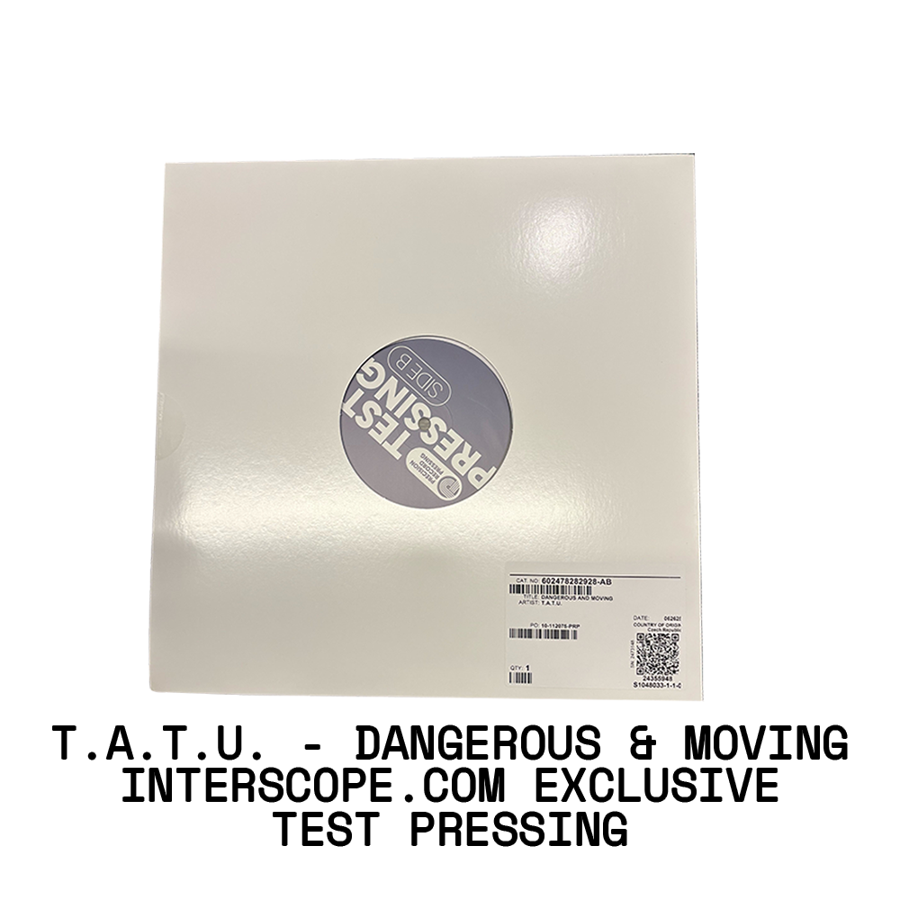 Dangerous & Moving Interscope.com Exclusive Test Pressing