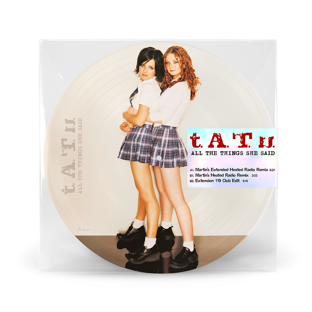 All The Things She Said 12" Picture Vinyl 45rpm