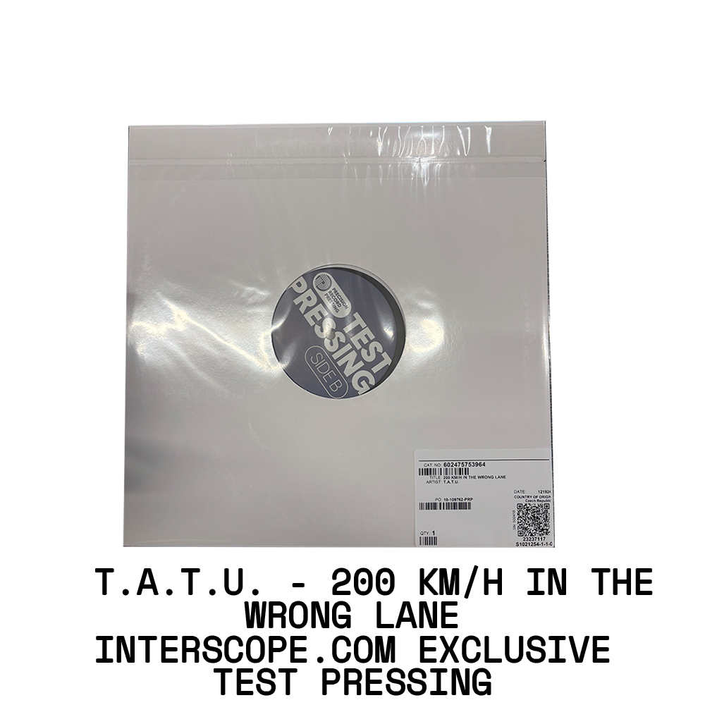 200 km/h In The Wrong Lane Interscope.com Exclusive Test Pressing