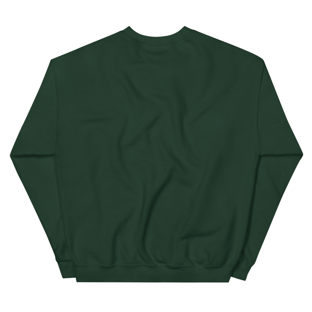 Hermanos Green Christmas Crewneck back