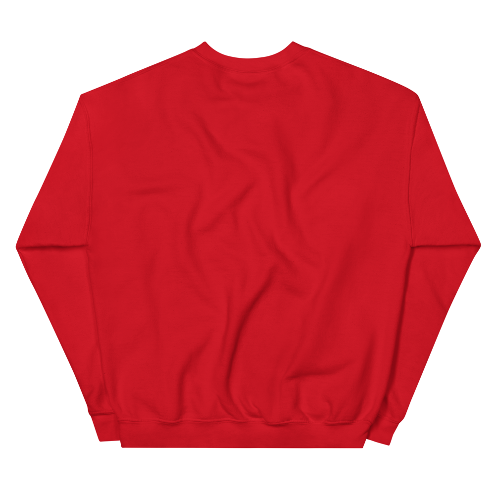 Hermanos Red Christmas Crewneck back