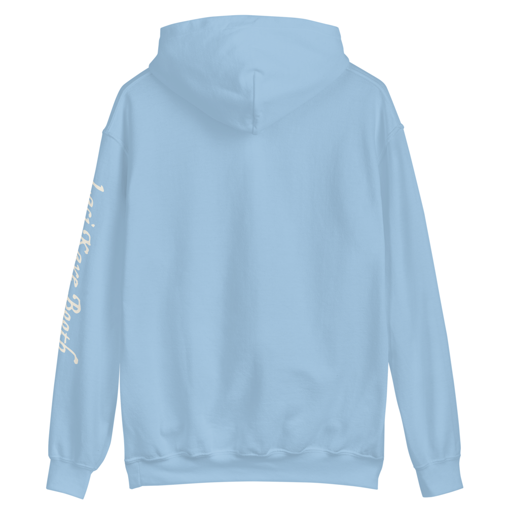 The Loneliest Girl In The World Blue Hoodie Back
