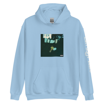 The Loneliest Girl In The World Blue Hoodie