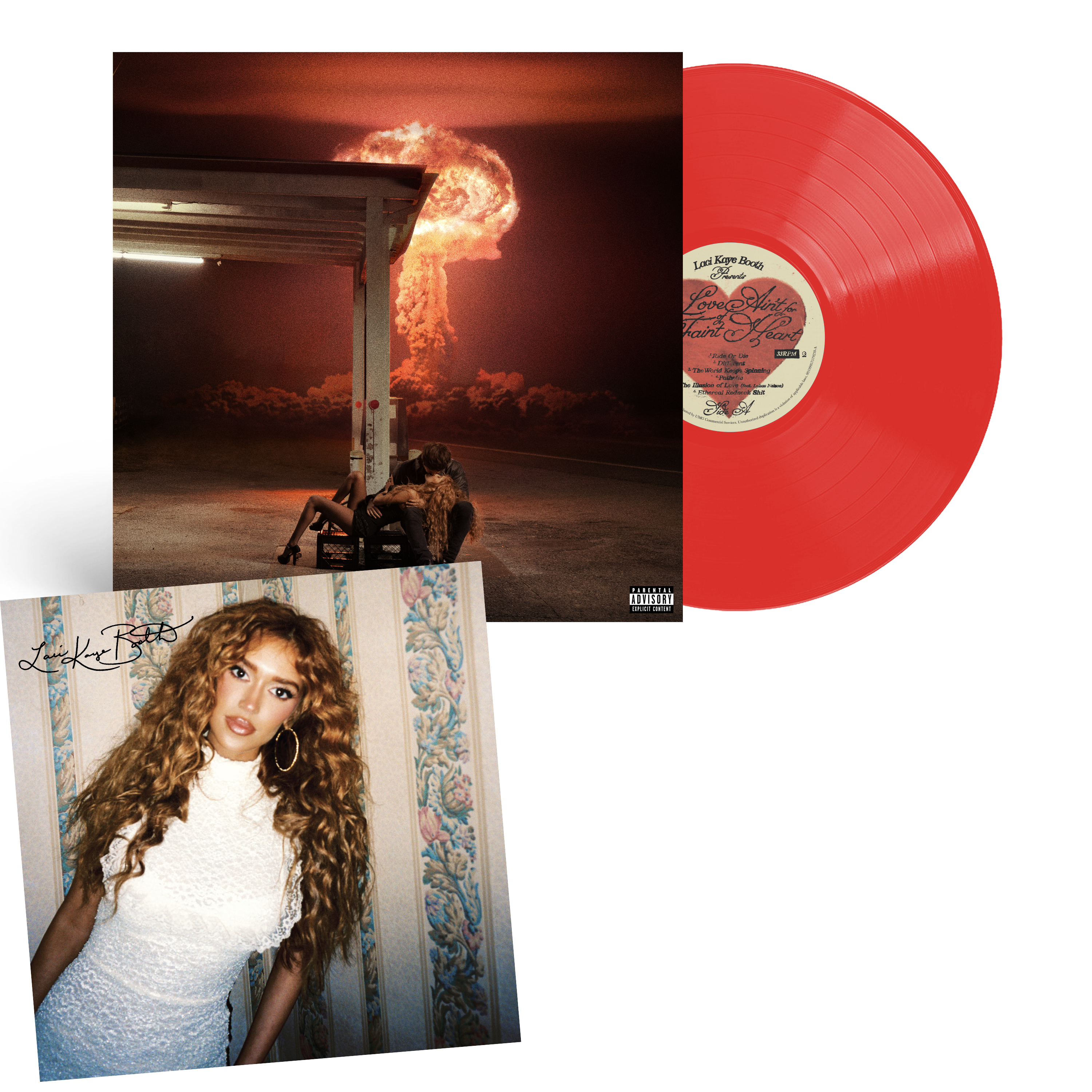 Love Ain't For The Faint Of Heart (Signed 1LP Vinyl) art card