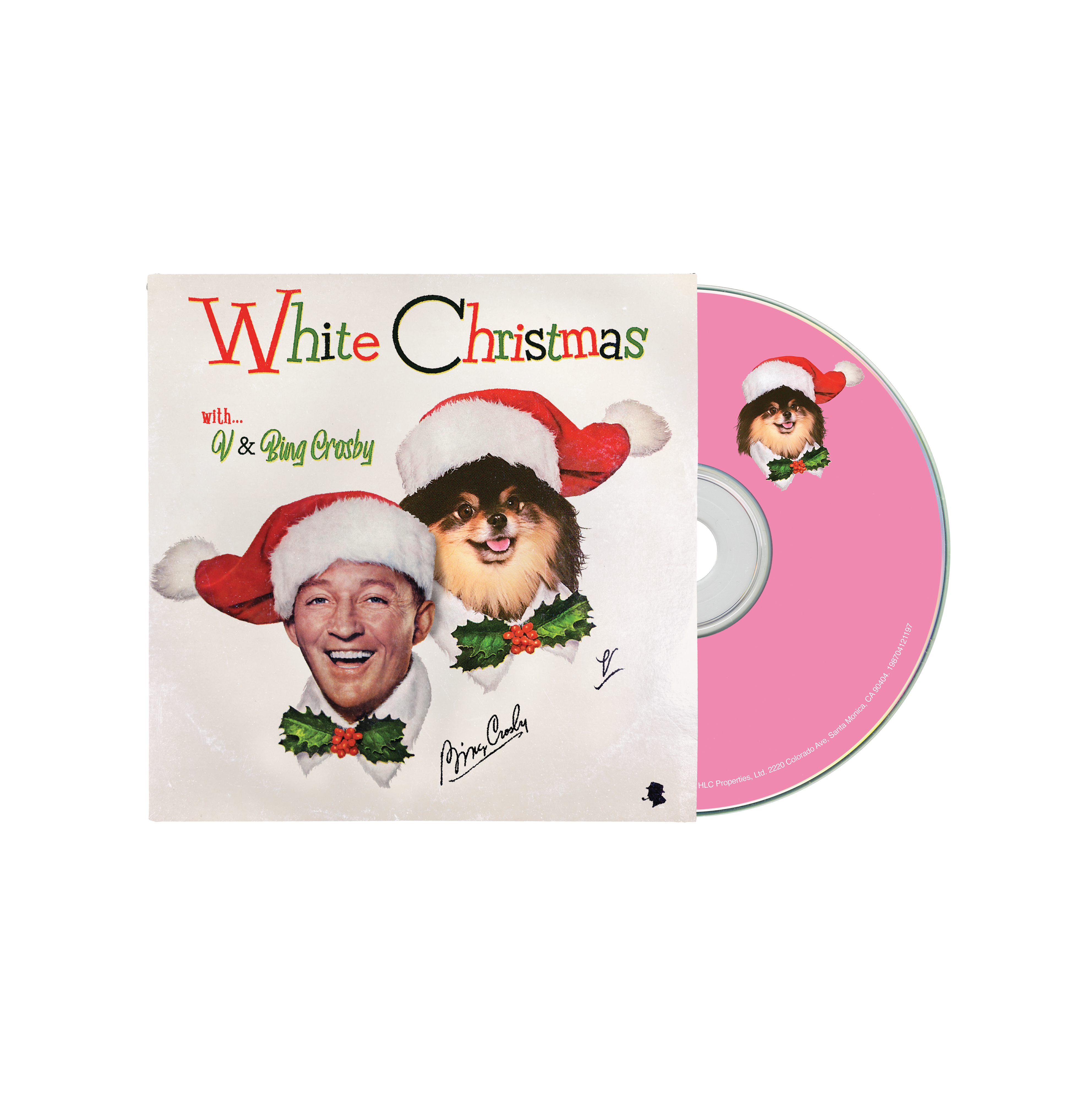 V x Bing Crosby - White Christmas Pink CD front